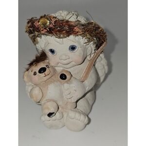 Dreamsicles: Teddy And Me - Cherub With Teddy Bear